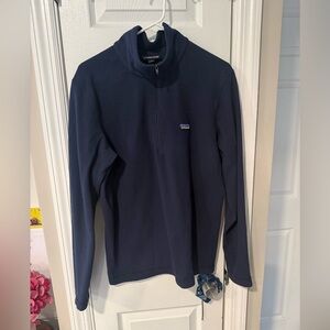 Patagonia women’s 1/4 zip fleece  Deep Navy Blue Zip-Up Sweater